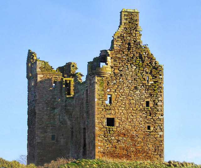Baltersan Castle ruins