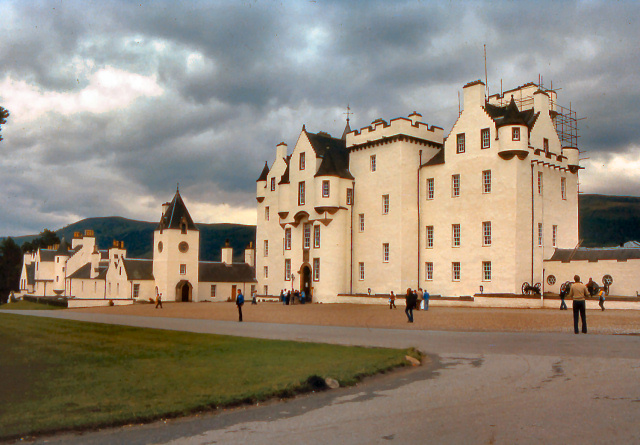 Blair Castle courtyard