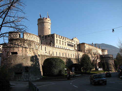 Castello del Buonconsiglio outside