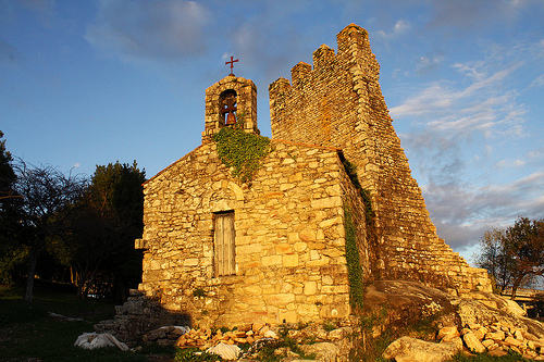 Catoira Towers church