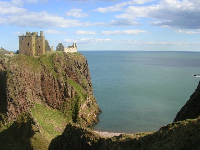 Dunnottar Castle and Old Hall Bay