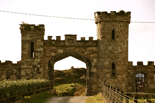 Gate at Moussa Castle