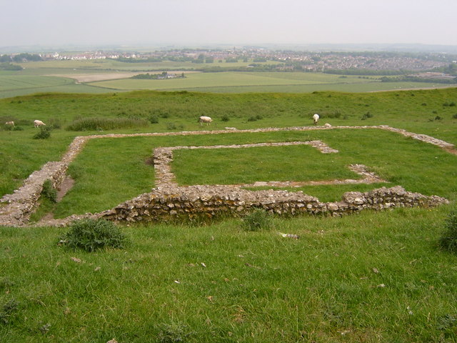 Maiden Castle roman temple