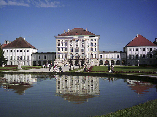 Nymphenburg castle facade