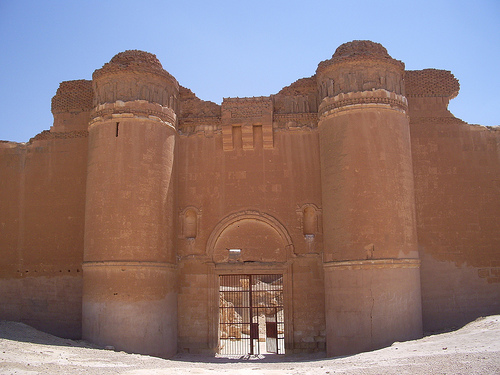 Qasr al Hayr al Sharqi entrance