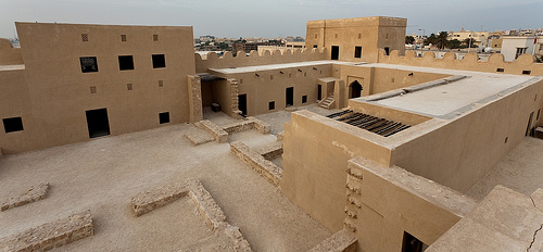 Riffa Fort courtyard
