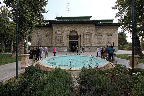 Saadabad Palace entrance