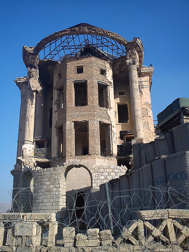 Tajbeg Palace ruins